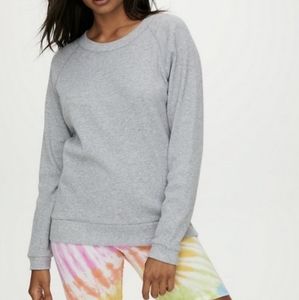 Aritzia TNA Andrews Waffle Knit Pullover, Size S